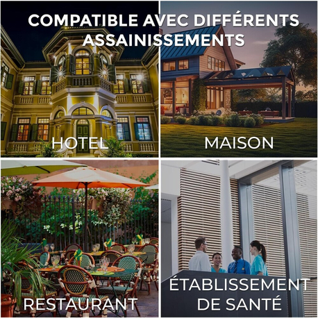 TRAITEMENT BAC À GRAISSE , ASSAINISSEMENT : POUDRE AUX ENZYMES 1 KG