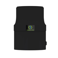 FILTRE ANTI-ODEURS AU CHARBON ACTIF POUR FOSSE SEPTIQUE + MANCHON GRIS