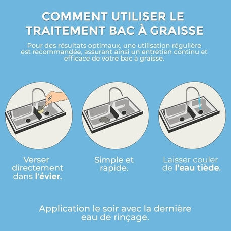 TRAITEMENT BAC A GRAISSE , ASSAINISSEMENT : POUDRE AUX ENZYMES 5 KG