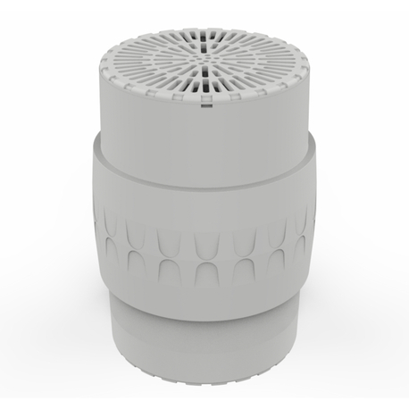 EPUR-100-110 FILTRE ANTI-ODEURS AU CHARBON ACTIF POUR FOSSE SEPTIQUE , TOUTES EAUX , Ø 100 MM