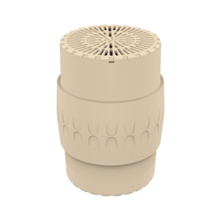 EPUR-100-110 FILTRE ANTI-ODEURS AU CHARBON ACTIF POUR FOSSE SEPTIQUE , TOUTES EAUX , Ø 100 MM